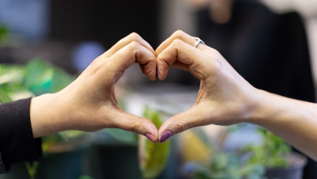 Safehands heart hands